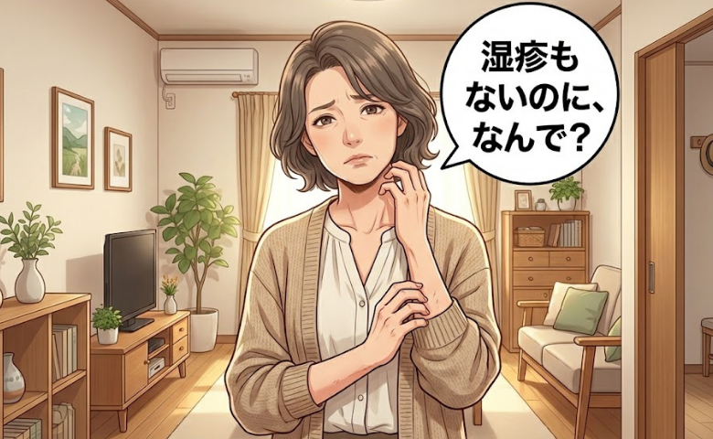 「湿疹も何もないのにかゆい」上半身の違和感が消えない40代。受診で判明した意外な理由【医師監修】