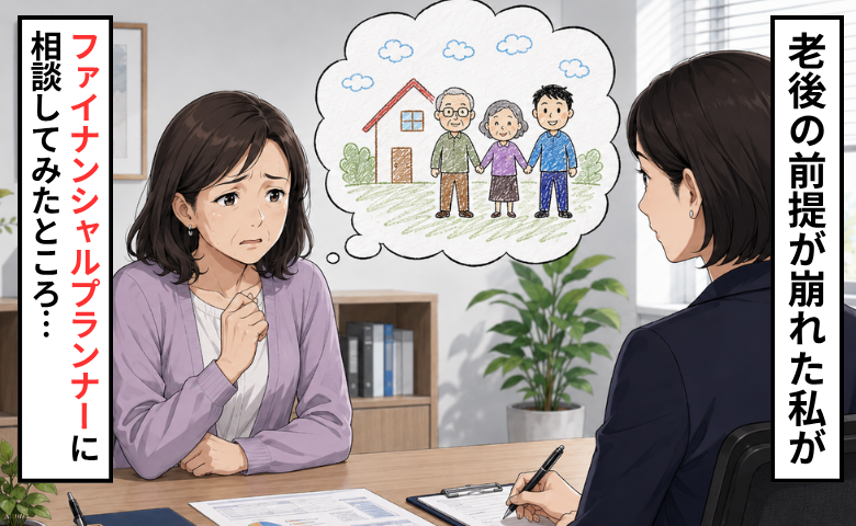 ライフプランについてFPに相談する女性のイメージ