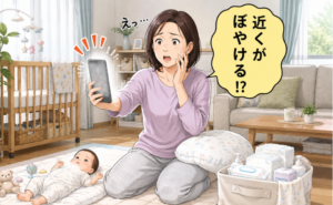 スマホが見にくいと感じる女性のイメージ