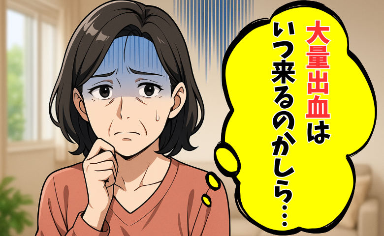 「最後の生理は大量出血するよ」年上女性から聞いていた更年期の話。私が知った予想外の体の変化とは
