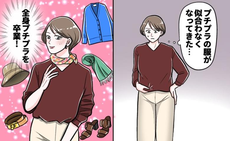 ファッションの変化　イメージイラスト