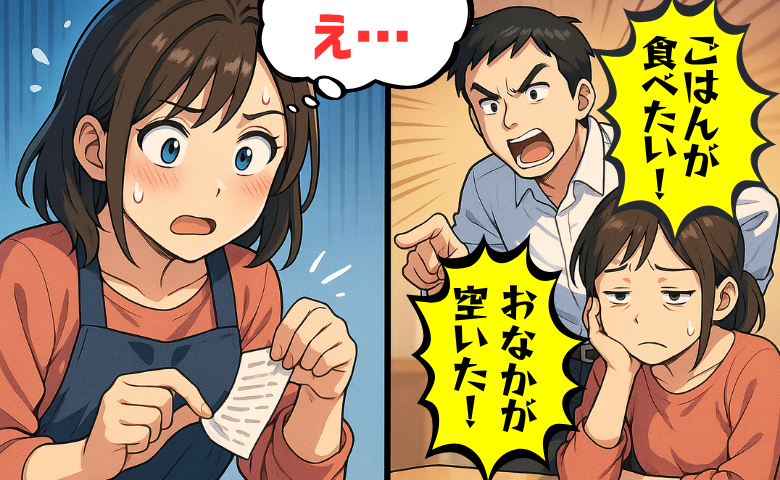 「早くごはんにして」子ども2人の世話で疲れ切った私。帰宅した夫の言葉に隠されていたこととは