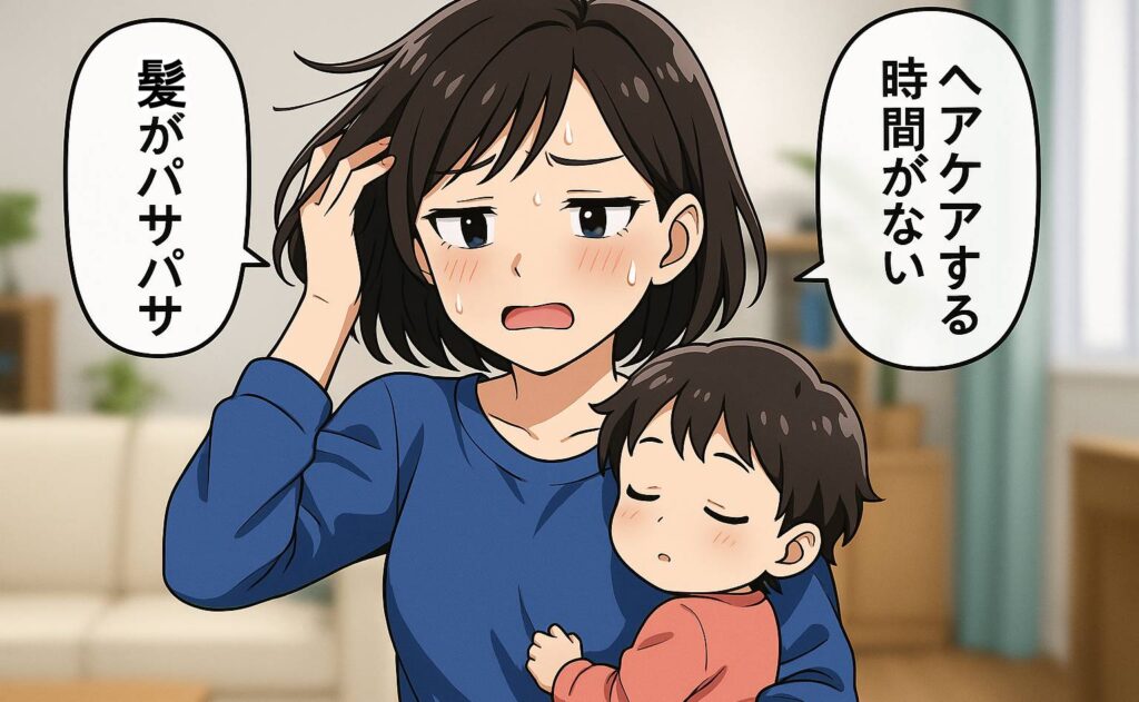 ヘアケアに悩むママ