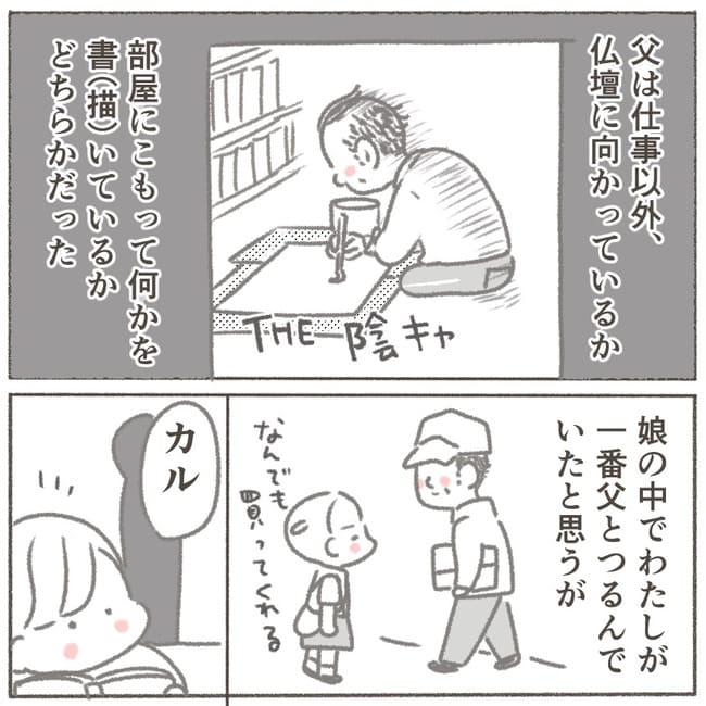 父が亡くなったとき／大日野カルコ