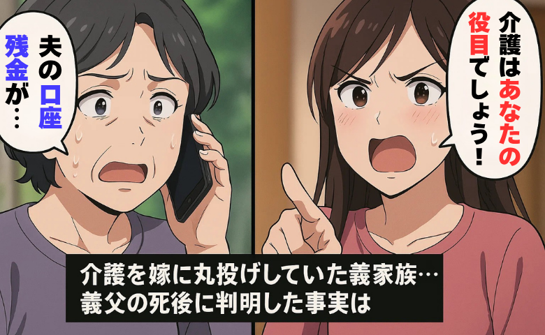 義父の介護後に「用済み」と追放された嫁が、真実を告げた瞬間に義家族が青ざめたワケ