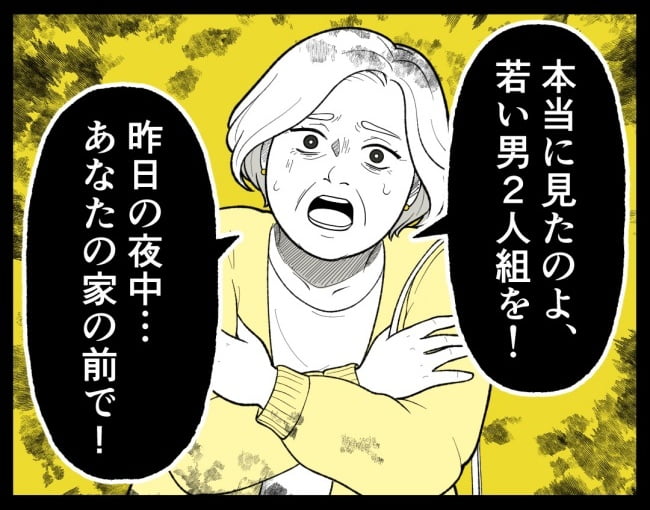 恐怖の訪問者／ほや助