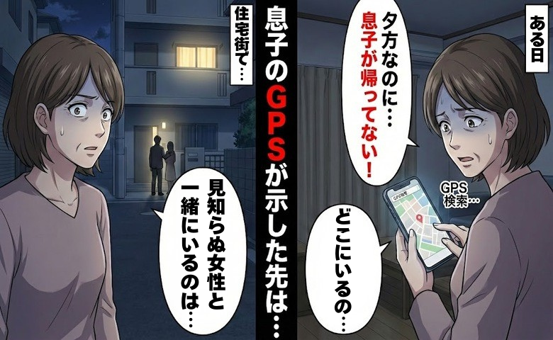 「息子が消えた日」GPSが示した先は…慌てた母が目にした、夫の信じがたい真実とは