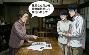 義兄弟の金銭トラブル　イメージカット