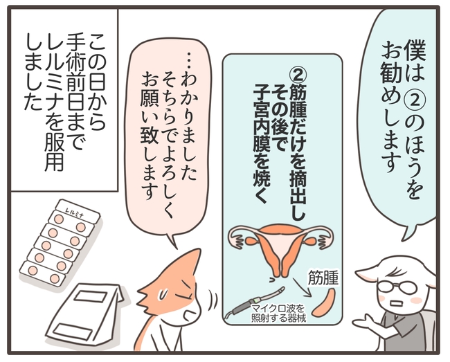 貧血放置で子宮筋腫手術／宮島もっちー