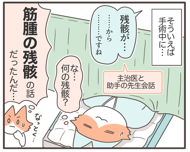 貧血放置で子宮筋腫手術／宮島もっちー