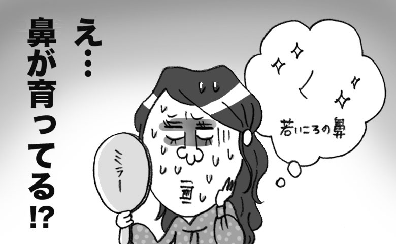 「あれ、鼻が育ってる！？」40代で気付いた小鼻の成長と私の迷走【体験談】