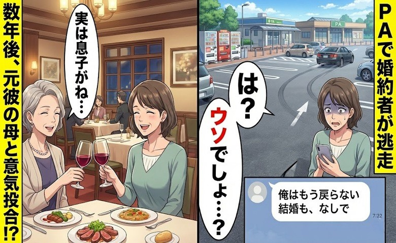 「もう戻らない」実家へのあいさつに向かうPAで婚約者が逃走。私を捨てた彼が迎えた哀れな末路