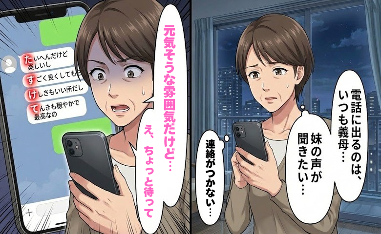 「幸せだよ」の裏に隠されたSOS。縦読みで気付いた姉が、妹を自宅へ連れ戻したワケ