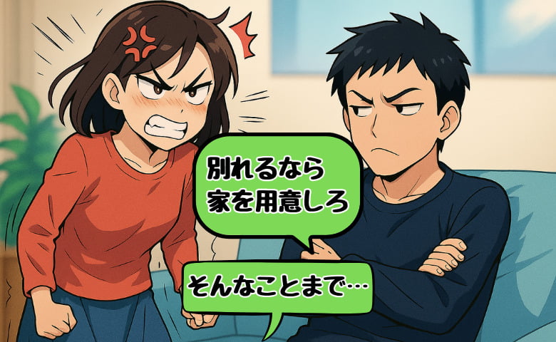 夫の言動に怒り