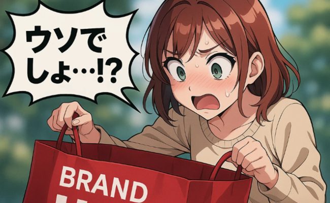 買い物の失敗 イメージイラスト