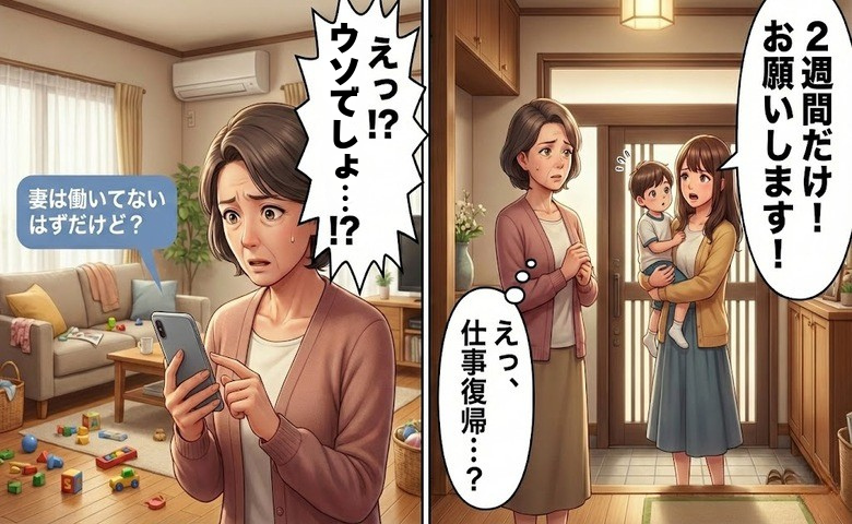 「2週間だけ子どもを預かって」が毎日に…孫を預ける嫁の説明に違和感を覚えたワケ