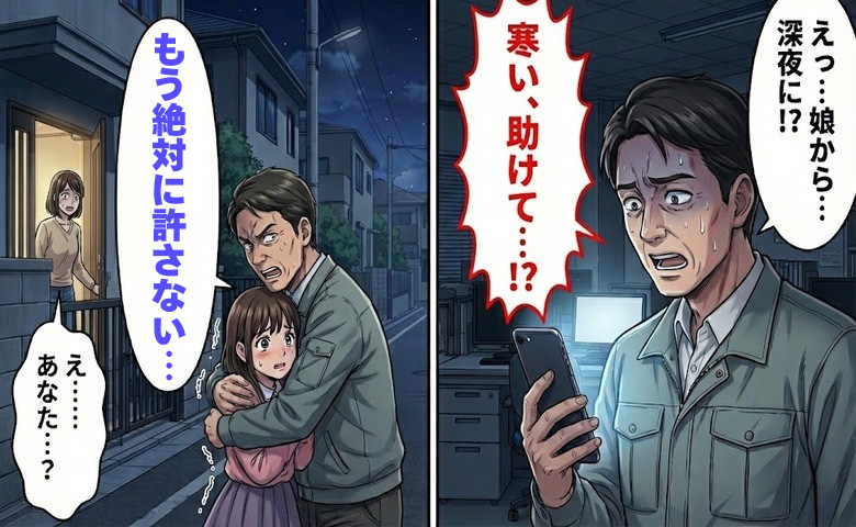 「寒い、助けて」深夜に届いた娘のSOS…夜勤中に起きていた出来事に父が下した決断