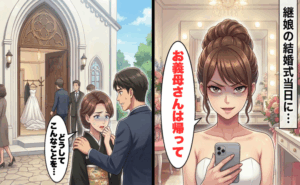 「お義母さんは帰って」結婚式当日に届いたメッセージ。継娘の言葉が招いた悲しい結末
