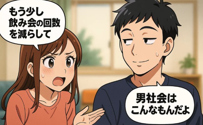 夫婦関係トラブル　イメージイラスト