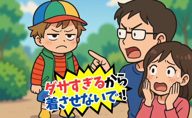 ファッション失敗談　イメージイラスト