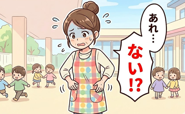 「セットしたはずのペーパーがない」仕事中に突然の生理に見舞われた保育士が散歩後に焦った理由