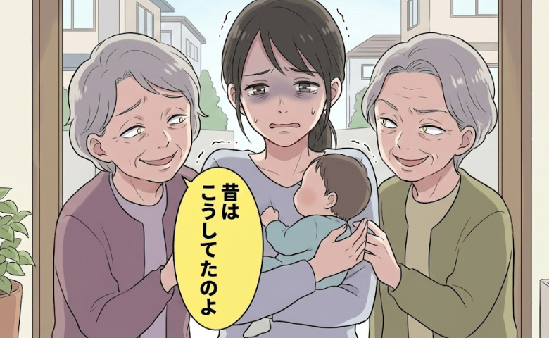 「昔の育児はね…」初めての育児で余裕のない私に重く刺さった善意のひと言とは