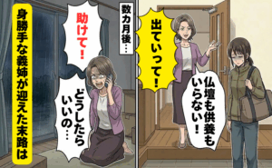 義母の介護を丸投げし、私を追い出した義姉「墓も供養もいらない」数カ月に迎えた末路