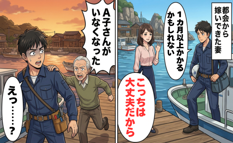 「1人になりたかったの…」孤独に耐えかね家を出た妻。都会育ちの妻を救った母の機転