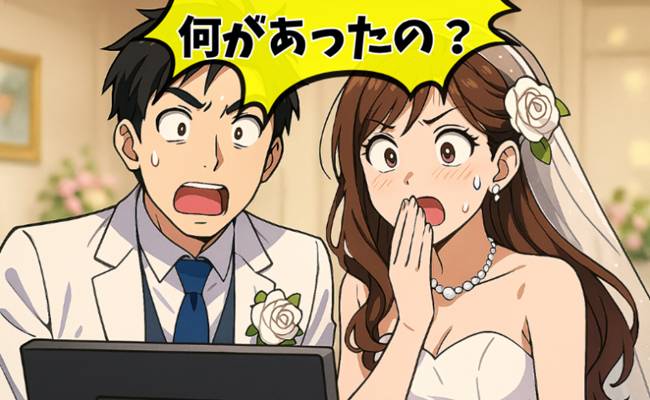 結婚式　ハプニング　イメージカット