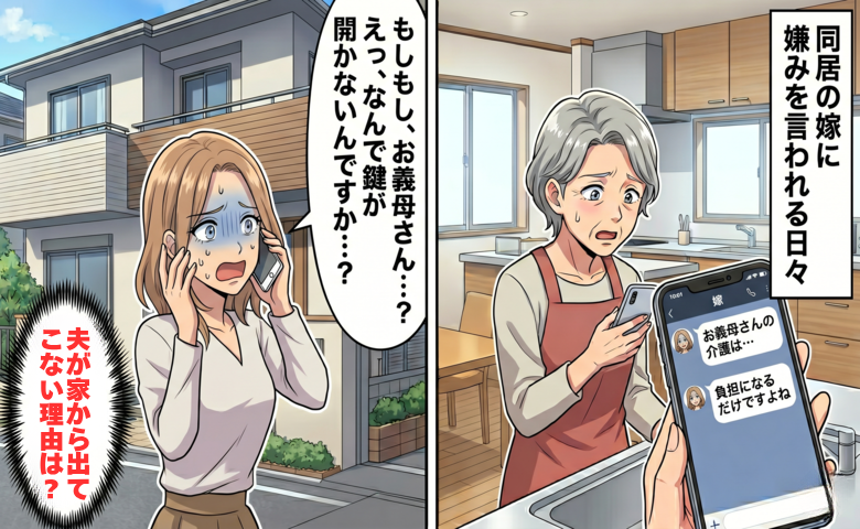 同居中の義母に嫌みを言う嫁に、夫が下した決断