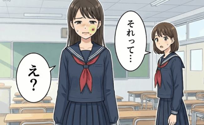メイクの失敗　イメージカット