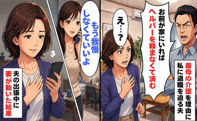 義母との同居を勝手に決めた夫と、動揺する妻