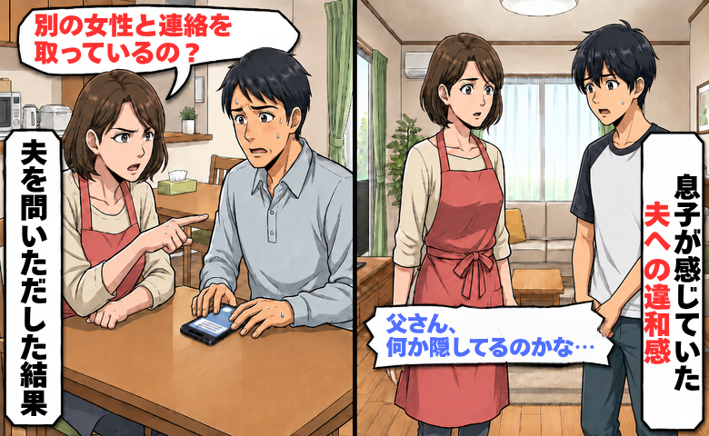 息子のひと言をきっかけに、夫と話し合いをすることを決意した妻
