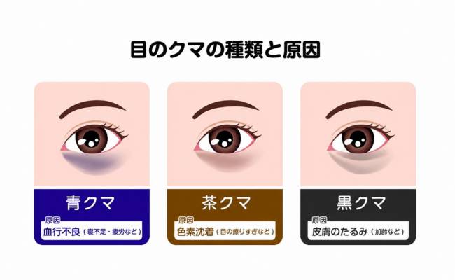 目の下のクマ