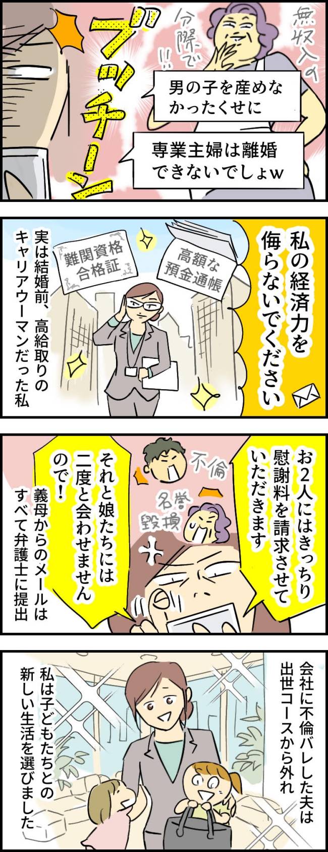 専業主婦を見下す義母