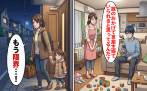 「専業主婦なんだから当然」と家事や育児を手伝わない夫