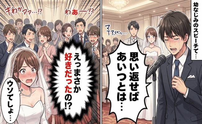 結婚式ハプニング　イメージイラスト