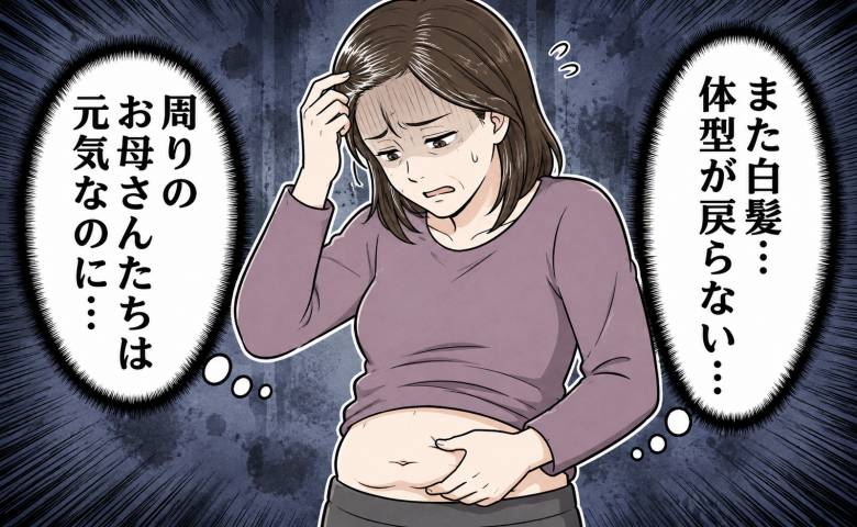 加齢を実感する女性