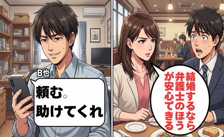 結婚するなら弁護士がいいと言う婚約者