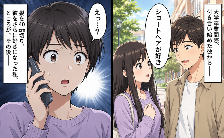 髪型の話