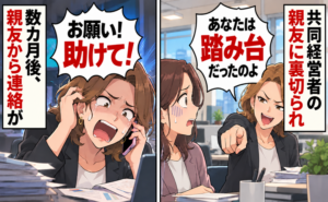 共同経営者の親友