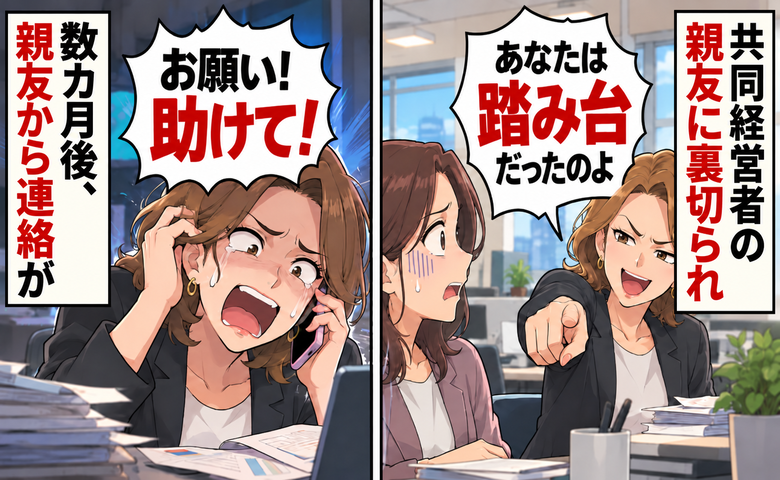 共同経営者の親友